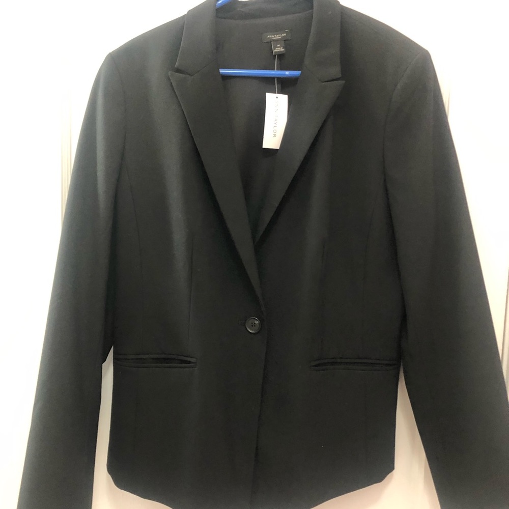 Ann Taylor Factory Black Blazer